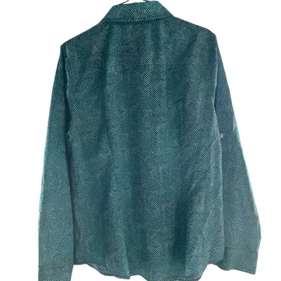 MICHAEL MICHAEL KORS REPTILE PRINT BLOUSE - Picture 6 of 9